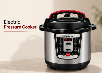 Lexical Pressure Cookers Collection – 6L Electric Pressure Cooker | 1000W Multi Cooker