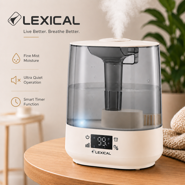 Lexical Humidifiers Collection | Humidifier 6L 21W Air Humidifier | Models LHM-4560 | Air Humidifier | Room Humidifier | Mist Humidifier | Home Air