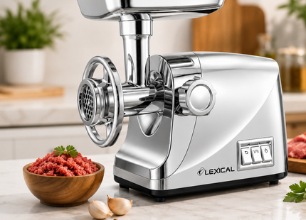 Lexical 2000W Meat Grinder – Electric Food Mincer for Home Kitchen