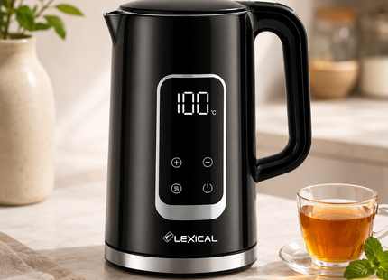 Lexical  Rapid Boil Electric Kettle – 1.7L, 2200W for Tea & Hot Water