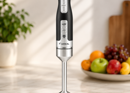 Lexical Hand Blender Collection | Immersion Stick Blender | Turbo Function | Stainless Steel Blades | Detachable Blending Stick | Splash Proof | EU Plug