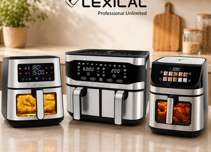 Lexical Air Fryers Collection – 9L & 12L Digital Air Fryers | 1600W, 2100W & 2350W| Digital Air Fryer | Large Air Fryer
