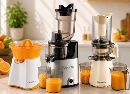 Lexical Juicers – Citrus Juicer, Slow Juicers & Juice Extractors | 25W & 250W | 500ml & 800ml