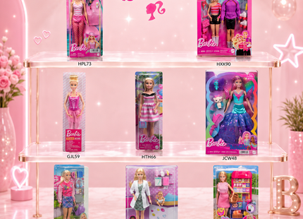 Mattel Barbie Dolls & Playsets Collection - Fashion, Career, Fantasy & Role-Play Barbie Toys