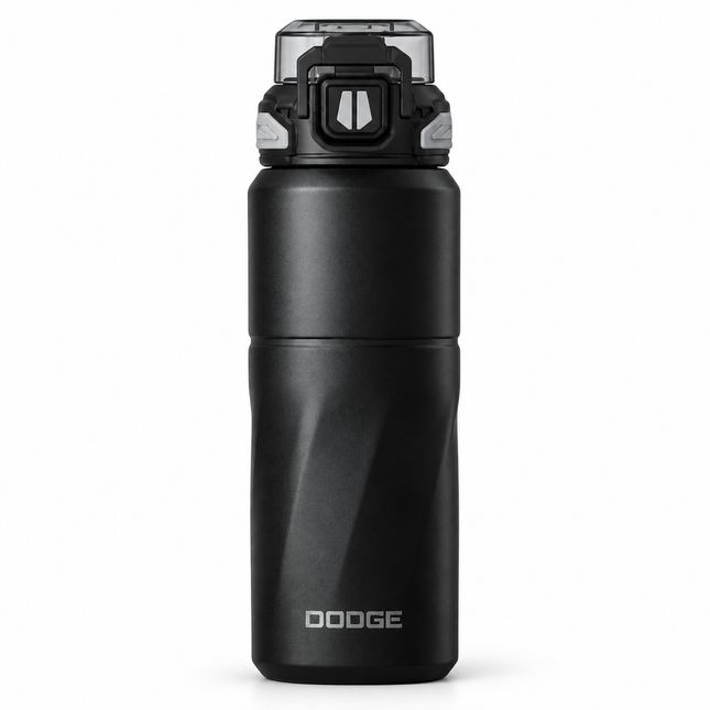 Dodge 820ml Sports Water Bottle Reusable Gym School Travel Office Drinks
