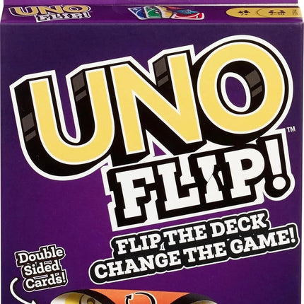 Mattel Card Games UNO Flip No Mercy SkipBo Phase 10 Family Games Collection