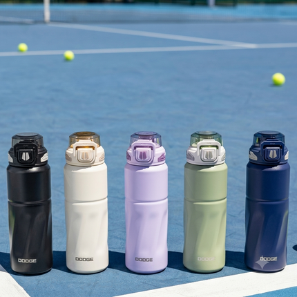 Dodge 820ml Sports Water Bottle Reusable Gym School Travel Office Drinks