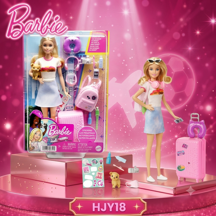 Barbie Fashionistas Dolls 65th Anniversary Collection Chelsea Travel Set Fashion Dolls