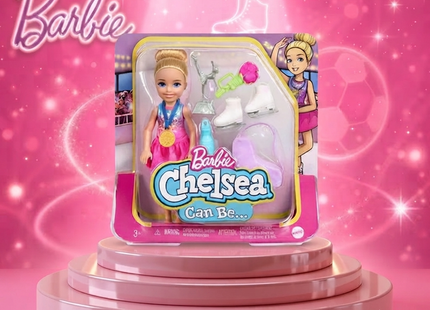 Mattel Barbie & Chelsea Dolls Collection - Beach, Fashion, Career, Travel & Playset Adventures