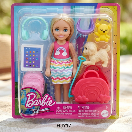 Barbie Dolls and Chelsea Playsets Collection Fashion Career Beach Travel Toys