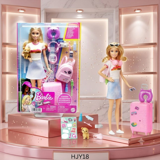Mattel Barbie Chelsea Travel, Fashionistas & 65th Anniversary Doll Collection - Stylish, Inclusive & Collectible Barbie Toys
