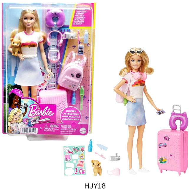 Mattel Barbie Chelsea Travel, Fashionistas & 65th Anniversary Doll Collection - Stylish, Inclusive & Collectible Barbie Toys