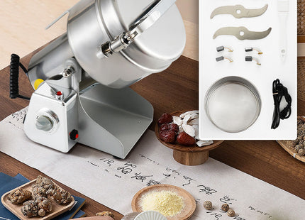 Winning Star Electric Grinders Collection | Electric Grain Grinder 500g 900W EU Plug Silver, Electric Grain Grinder 500g 900W UK Plug Silver, Electric Grinder 2000g / 2kg 2000W-2200W EU Plug Silver, Electric Grinder 2000g / 2kg 2000W-2200W UK Plug...