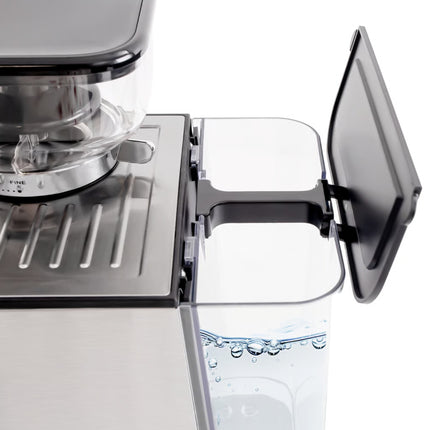 Lexical Germany 2-in-1 Espresso Machine with Built-In Coffee Grinder, 20-Bar Pump ,1.8L Water Tank