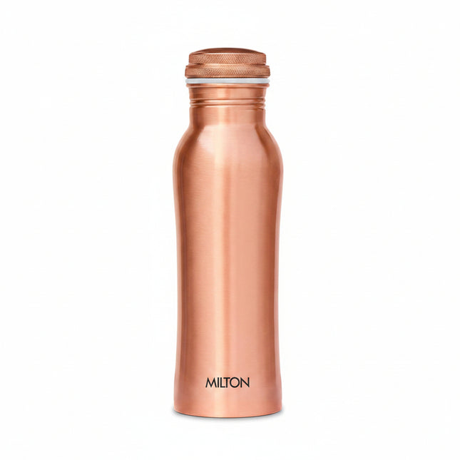 Milton Copper Water Bottle 950ml | Leak-Proof, BPA-Free | Ayurvedic-Inspired | Fridge Water Bottle, Keeps Water Cold, Cooling & Thermal Water Bottle for Cold Drinks