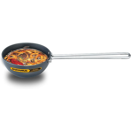 Hawkins Futura Hard Anodised Tadka Pan 1 Cup 2 Cup Sizes Gas Stove Kadai Tava Indian Spices Seasoning Frying Chhonk Long Handle
