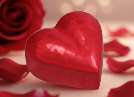 Royal Rapture Urn for Ashes Funeral Cremation Memorial Keepsake Heart Love Urns Decorative Alloy 3" 5" (RHM01)