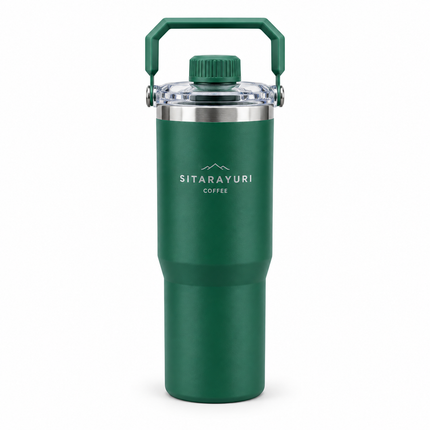 Sitarayuri Triple Hot Cold Drink Insulated Tumbler 600ml 900ml Coffee Tea Travel Office Sports