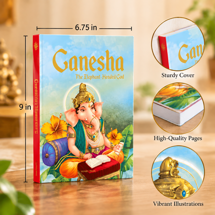 Indian Mythology Story Books for Kids-Lord Krishna Ganesha