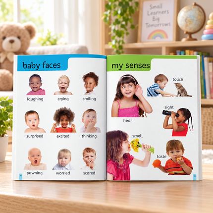 Picture Book for Kids Preschool Learning Vocabulary First Words Animals Objects 1000 Words