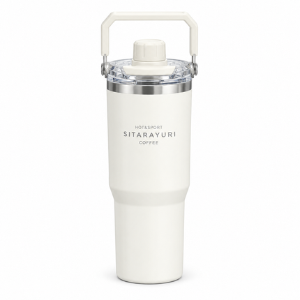 Sitarayuri Triple Hot Cold Drink Insulated Tumbler 600ml 900ml Coffee Tea Travel Office Sports