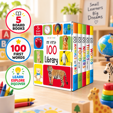 Early Learning Board Books Box Set 5 10 20 Books for Babies Toddlers ABC Numbers Shapes