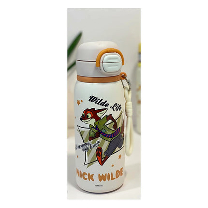 Character Design 500ml Insulated Water Bottle Kids School Travel Gift Sports