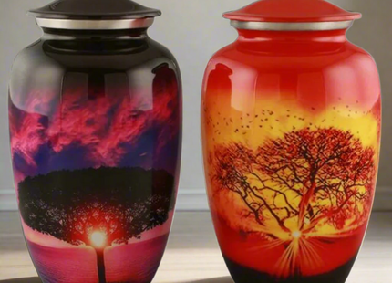 Royal Rapture Urn for ashes Jar Cremation Funeral Memorial Love Urns Decorative Adult Human Child 10" Large (RJM09)