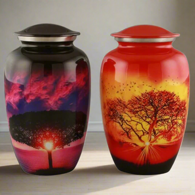 Royal Rapture Urn for ashes Jar Cremation Funeral Memorial Love Urns Decorative Adult Human Child 10" Large (RJM09)